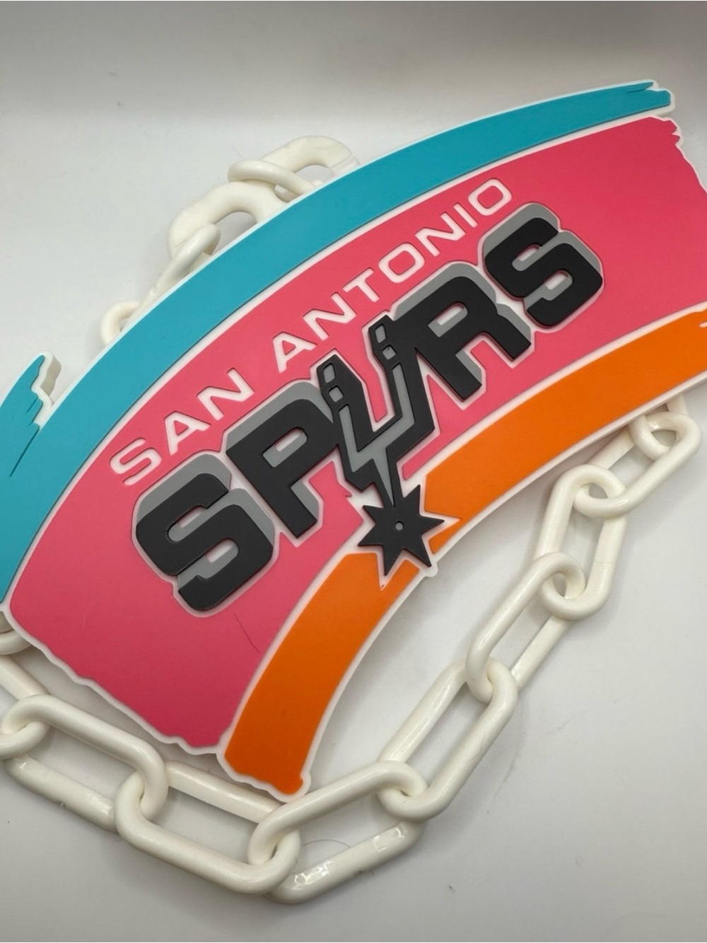 San Antonio Spurs Fiesta Fan Chain Necklace